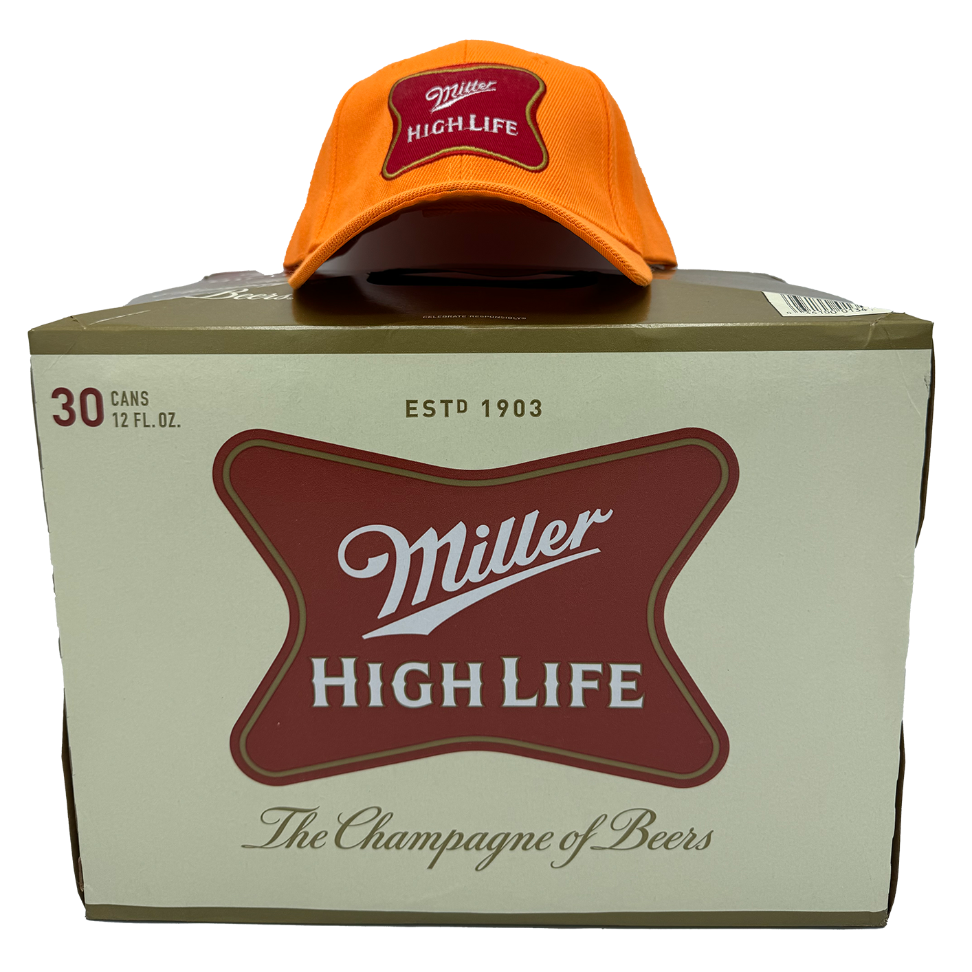 Miller High Life With Hat