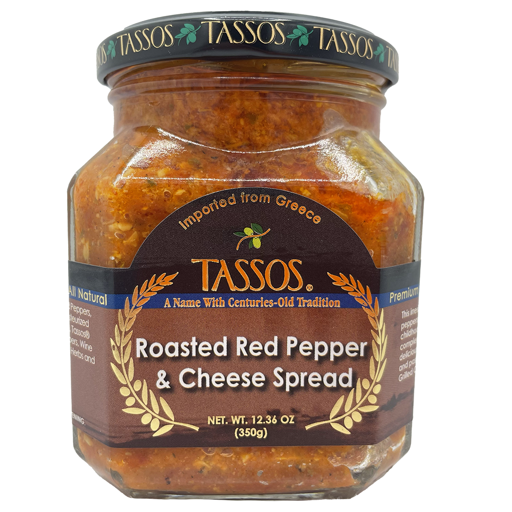 Tassos Roasted Red Pepper Cheese Spread